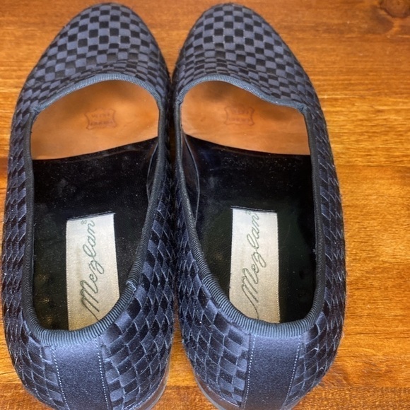 MEZLAN Tuxedo Woven Silk Formal unisex Dress Loafer Shoe Unisex mens 9 womens 10 - Picture 8 of 15